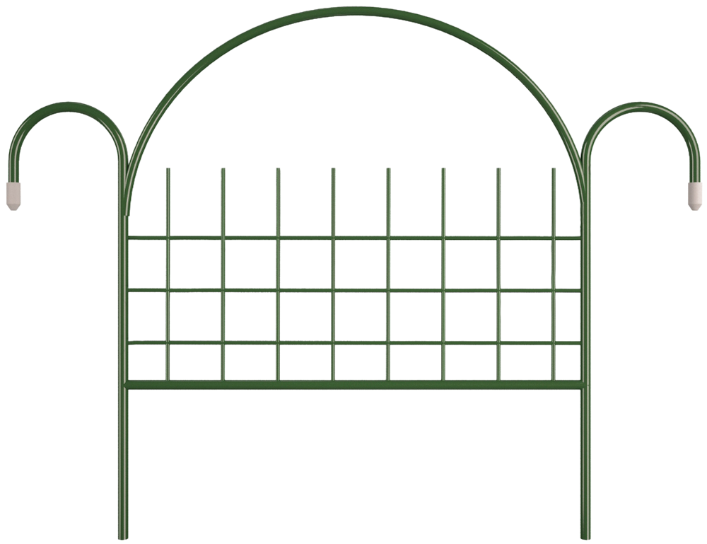 Забор декор. мет. "Сетка"  ( Д- 3,75 м, В- 0,68 м ) (5 секций)